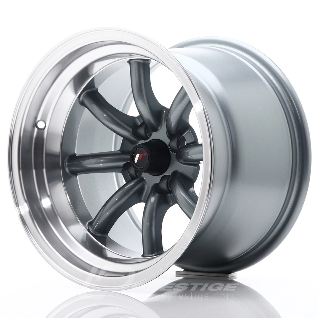 JAPAN RACING JR19 8x14 4x100/4x114.3 ET13 CB73 Noir Mat – Image 2