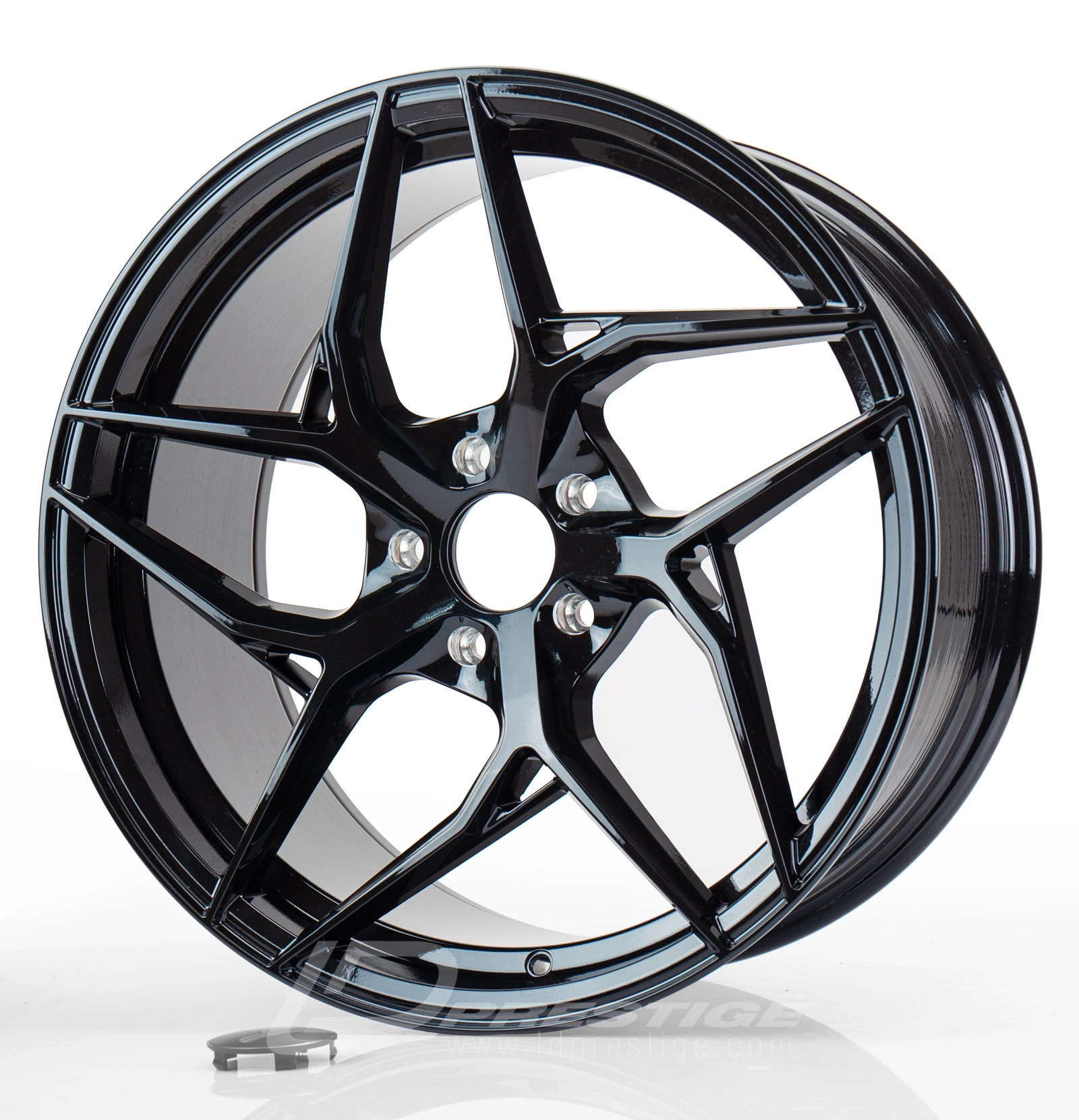 JAPAN RACING JR35 8.5x19 BLANK/2x0 ET45 CB74 Hyper Black – Image 2