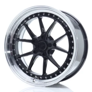 JAPAN RACING JR39 10.5x18 BLANK/1x5 ET22 CB72 Noir Lip Poli