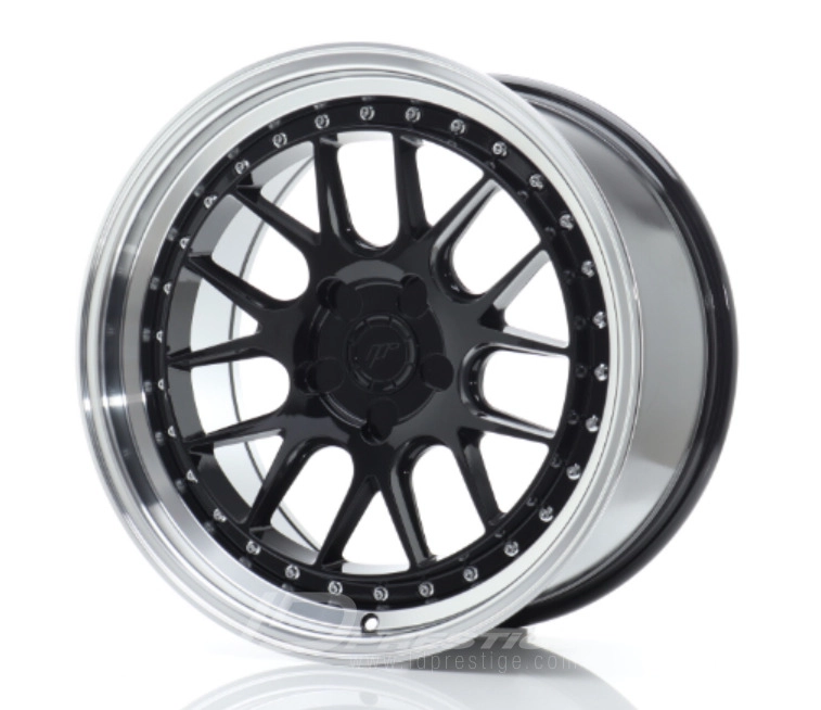 JAPAN RACING JR40 10.5x18 BLANK/1x5 ET22 CB72 Noir Lip Poli