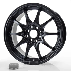 JAPAN RACING JR5 7x15 4x100 ET35 CB73 Noir