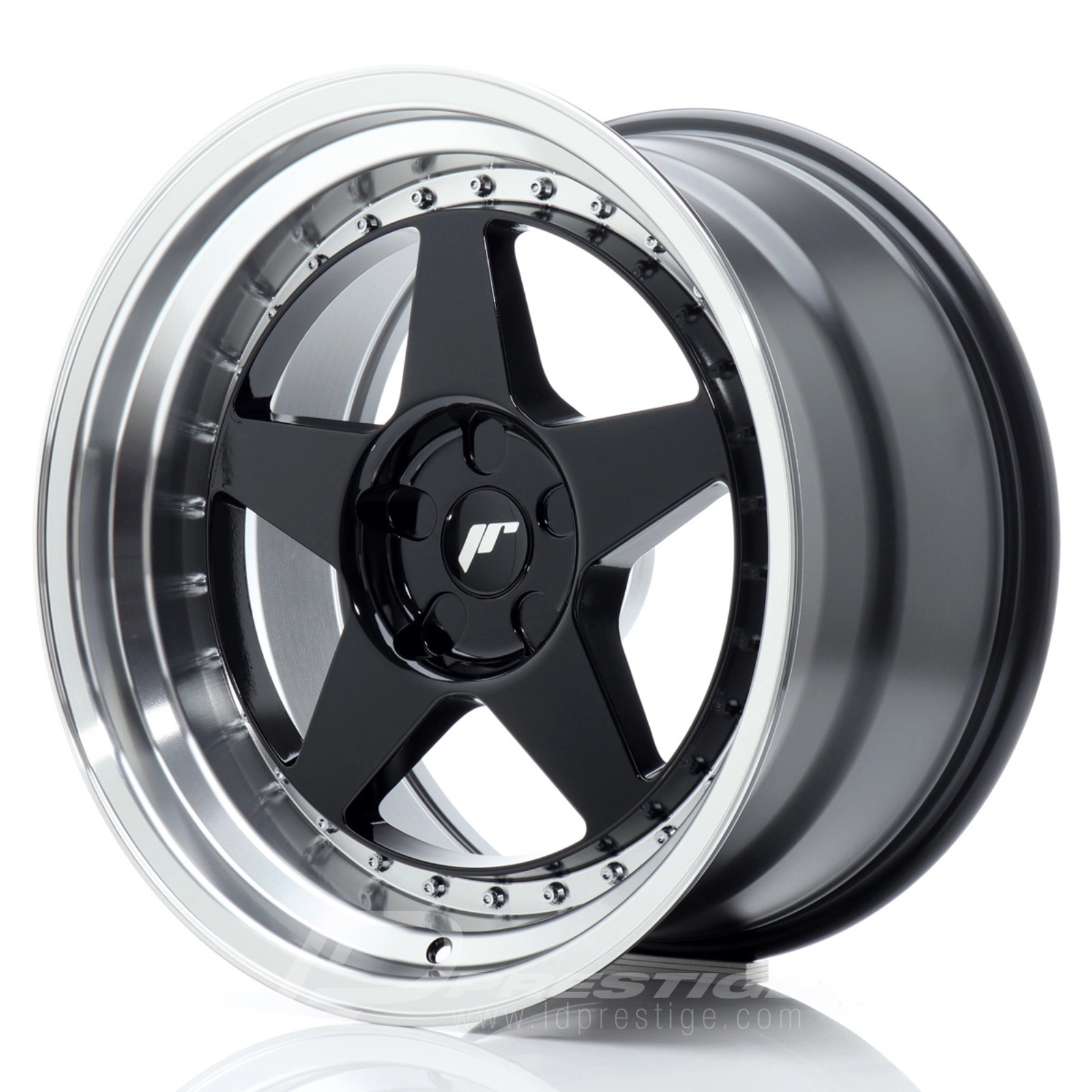 JAPAN RACING JR6 7x15 4x100/4x108 ET25 CB67 Or Lip Poli – Image 2