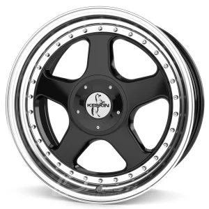 KESKIN KT 1 KLASSIK 10x18 5x100/5x112 ET25 CB72 Noir Lip Poli