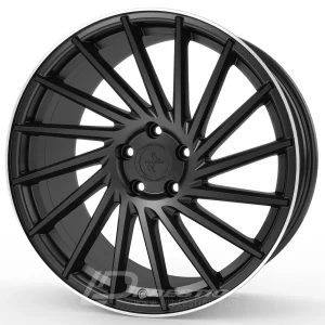 KESKIN KT17 HURRICANE 8x18 5x112 ET45 CB72 Noir Mat Lip Poli