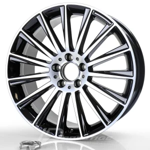 KESKIN KT18 TURBO 7x17 5x112 ET48 CB66 Noir Poli