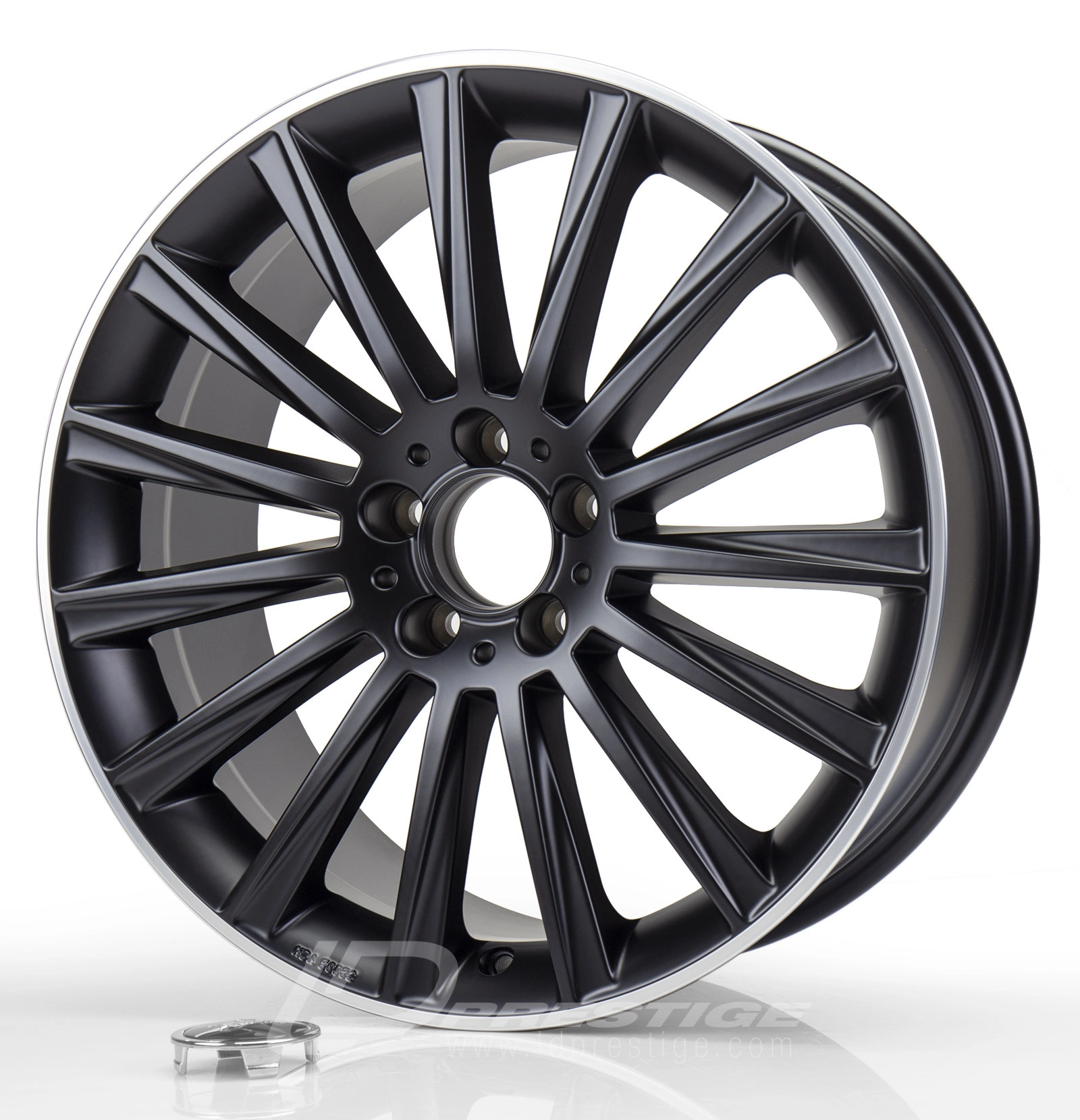 KESKIN KT18 TURBO 7x17 5x112 ET48 CB66 Noir Mat Lip Poli