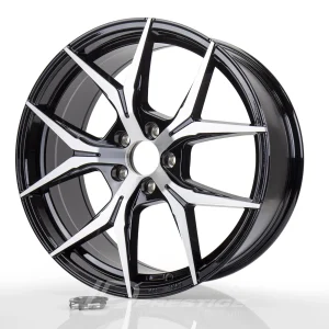 KESKIN KT19 ANGEL 8x18 5x112 ET45 CB72 Noir Poli