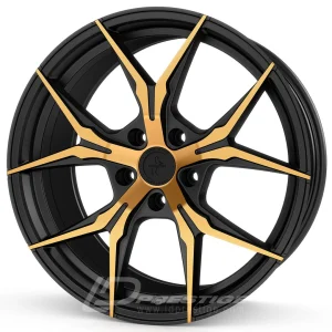 KESKIN KT19N 8.5x19 5x112 ET30 CB72 Noir Mat Cuivre