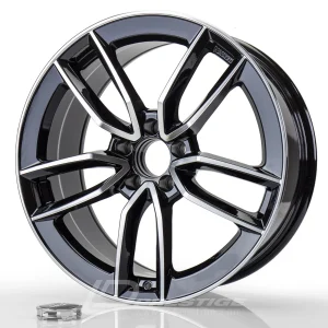 KESKIN KT21 ELEGANT 7.5x17 5x112 ET45 CB66 Noir Poli