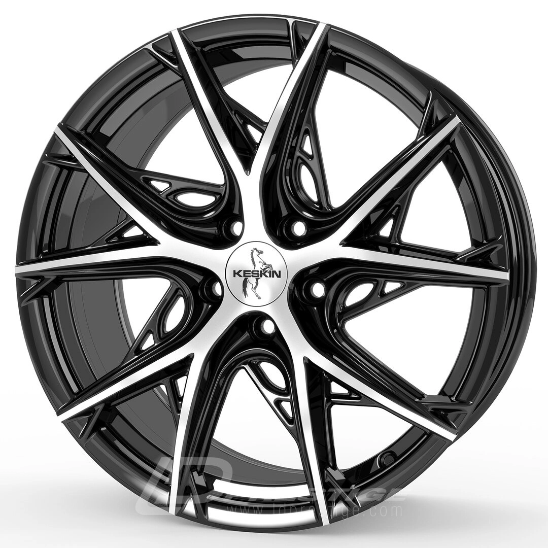 KESKIN KT24 8.5x19 5x112 ET45 CB66 Argent – Image 4
