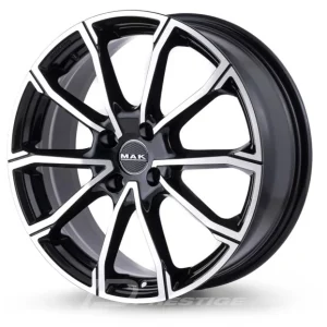MAK DAVINCI4 6.5x17 4x108 ET43 CB57 Noir Poli