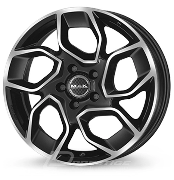 MAK EXPRESS 6.5x16 5x130 ET65 CB78 Noir Poli