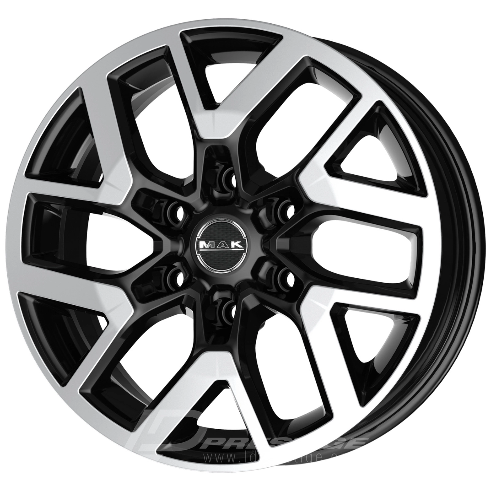 MAK GRAVEL 6.5x16 6x120 ET50 CB74 Noir Mat – Image 2