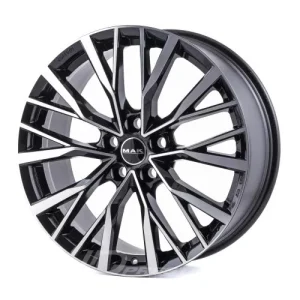 MAK KENT 8.5x20 5x120 ET38 CB72 Noir Poli