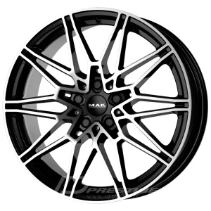MAK KOENIG 7.5x17 5x112 ET52 CB66 Noir Poli