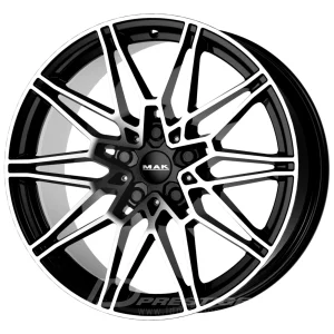 MAK KOENIG-D 9.5x19 5x112 ET20 CB66 Noir Poli