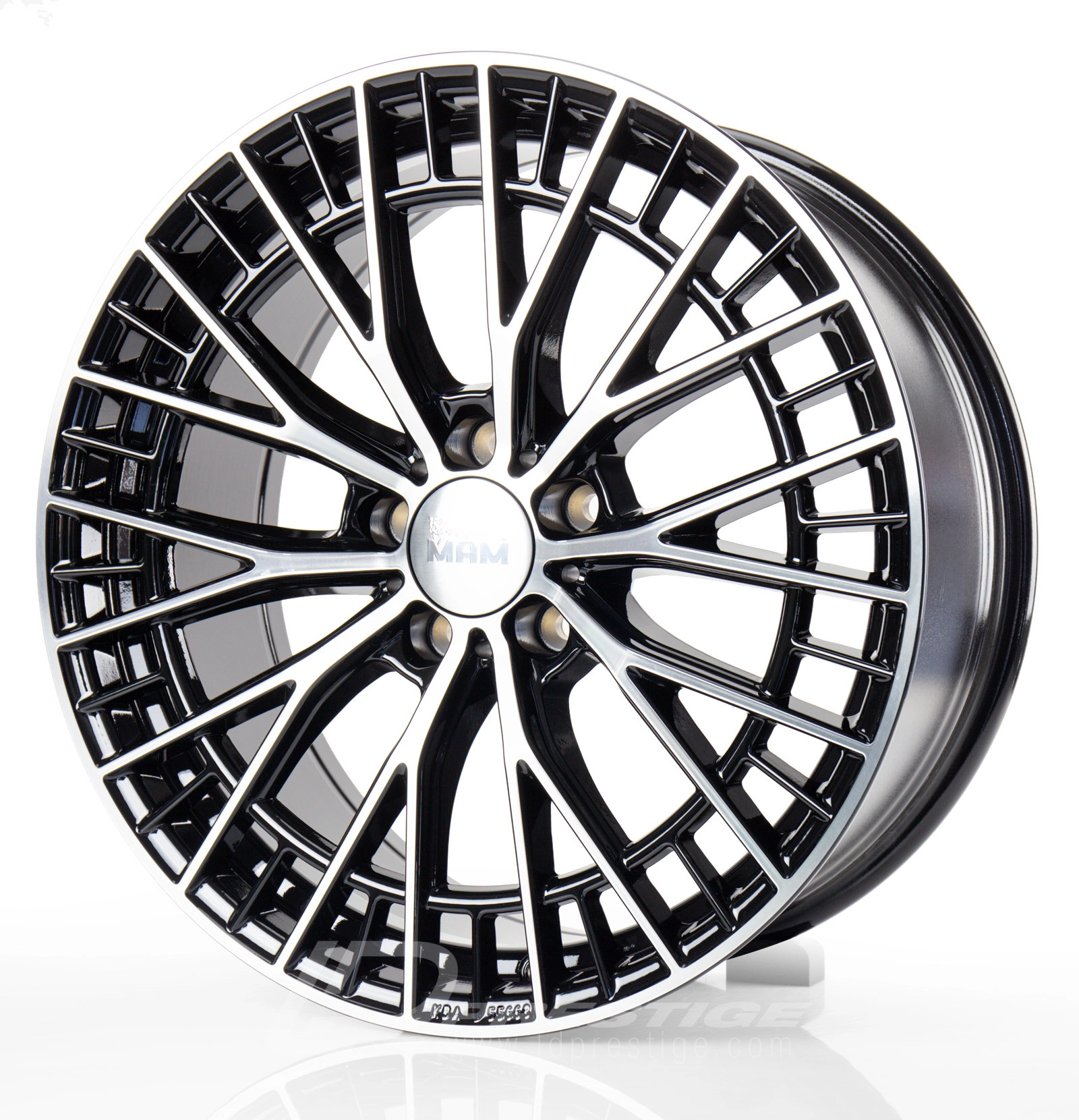 MAM GT2 8.5x19 5x112 ET30 CB66 Noir Poli