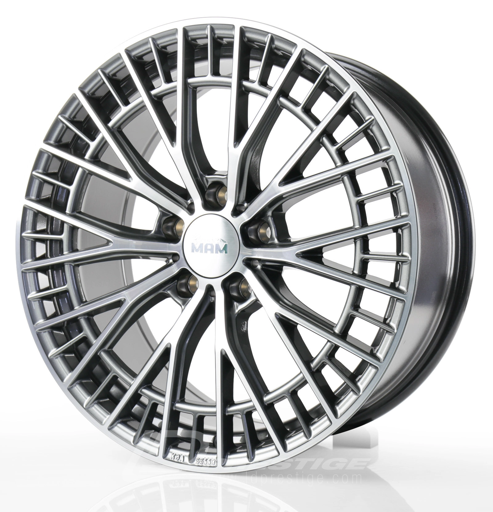 MAM GT2 8.5x19 5x112 ET30 CB66 Noir Poli – Image 2