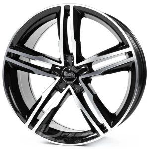 MAM MAM A1 8x18 5x112 ET30 CB66 Noir Poli