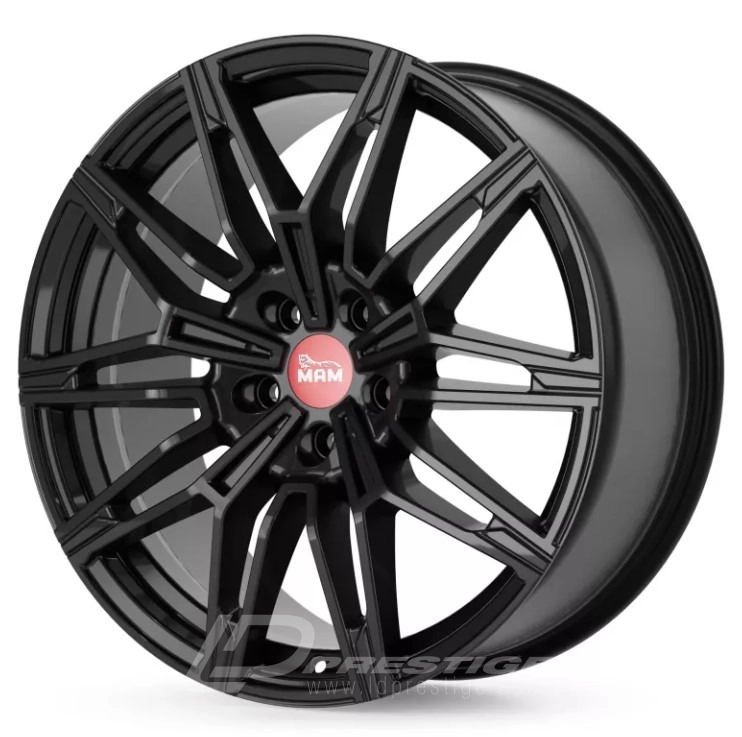 MAM MAM B3 8.5x19 5x112 ET45 CB66 Noir Poli – Image 2