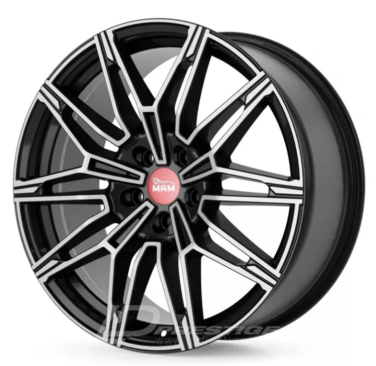 MAM MAM B3 8.5x19 5x112 ET45 CB66 Noir Poli