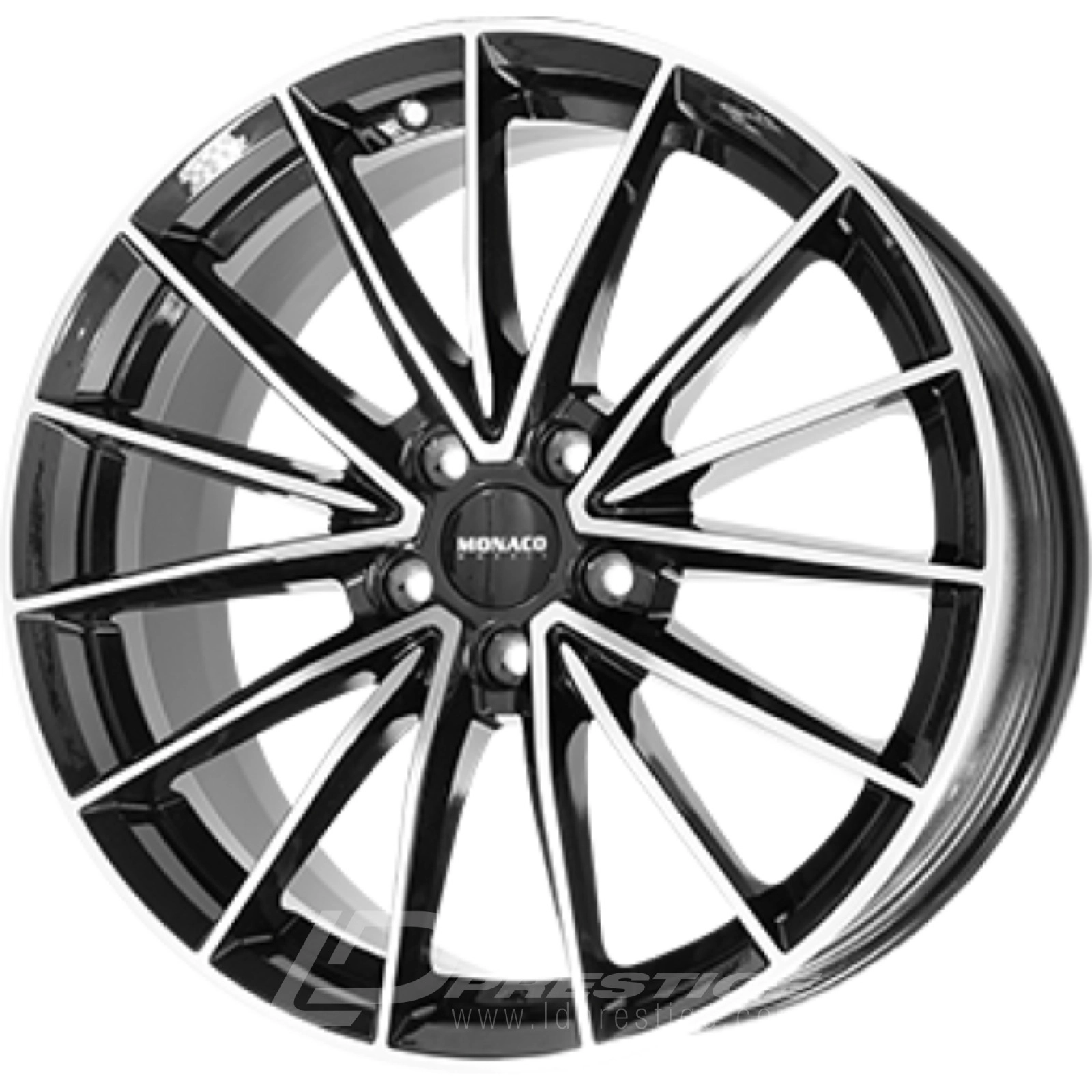 MONACO GP14 7.5x18 5x112 ET45 CB66 Noir Poli
