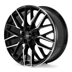MONACO GPX 8x18 5x112 ET39 CB66 Noir Poli