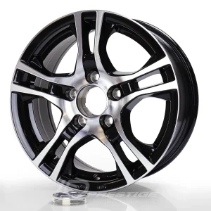 PLATIN P 53 6x15 4x100 ET45 CB63 Noir Poli