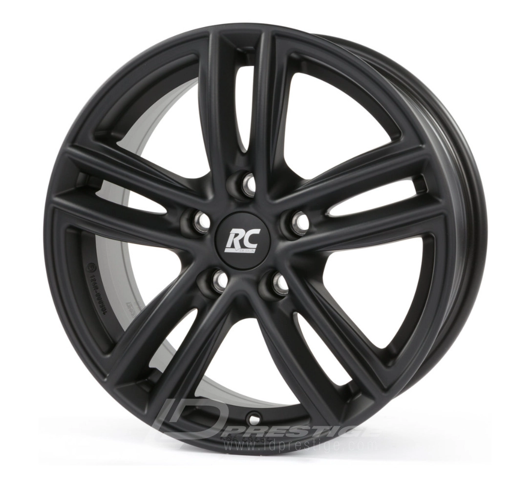 RC DESIGN RC27 6x15 5x100 ET29 CB57 Noir Poli – Image 3