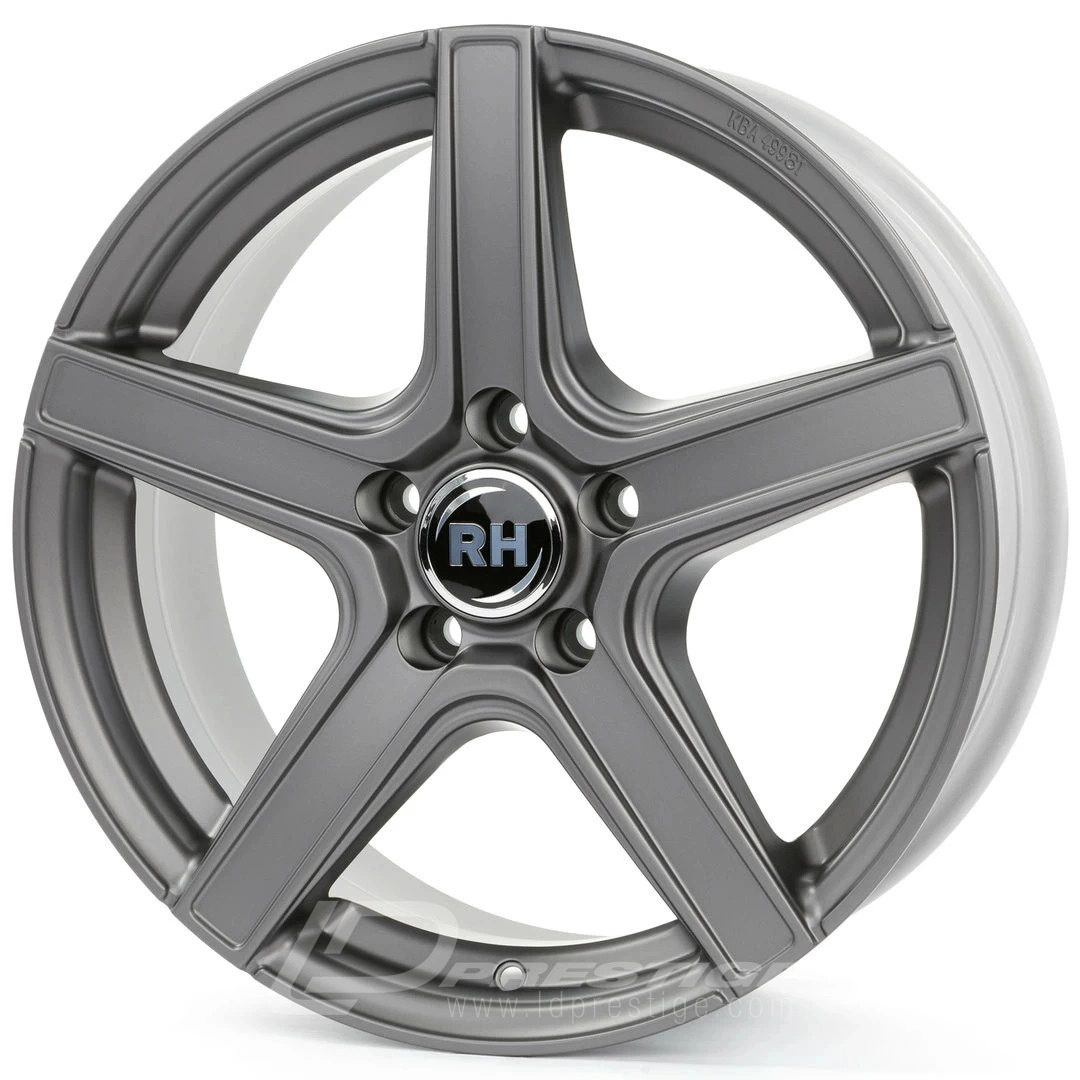 RH ALURAD AR4 6.5x16 5x112 ET43 CB57 Noir Mat – Image 2