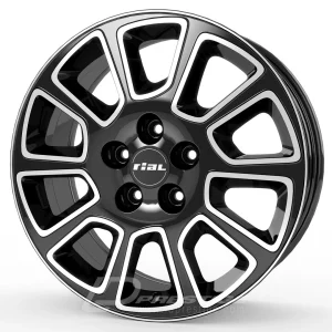 RIAL TRANSPORTER 2 6x15 5x112 ET30 CB66 Noir Poli