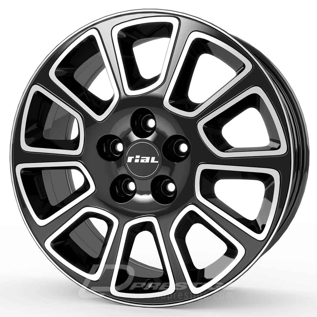 RIAL TRANSPORTER 2 6x15 5x112 ET30 CB66 Noir Poli