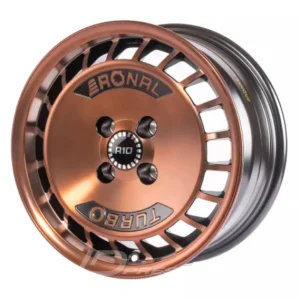 RONAL R10 TURBO 7x15 4x100 ET28 CB68 Noir Cuivre