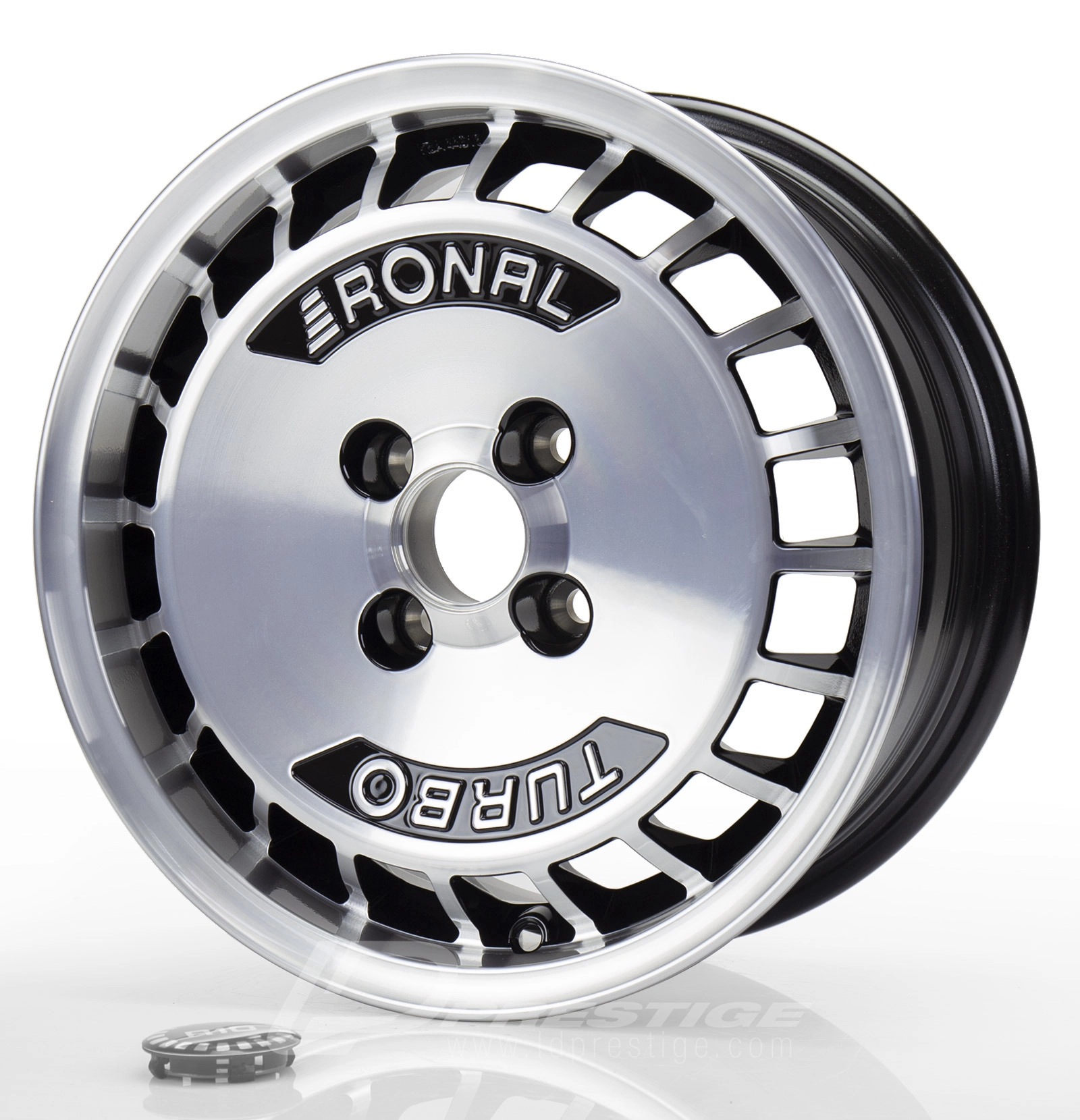 RONAL R10 TURBO 7x15 4x100 ET28 CB68 Noir Cuivre – Image 2