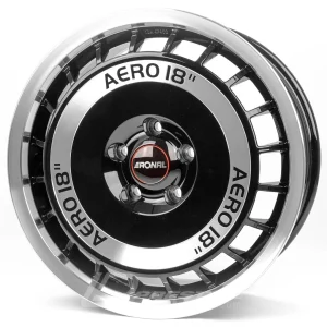 RONAL R50 REV 8x18 5x100 ET35 CB76 Noir Poli
