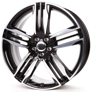 RONAL R58 10x22 5x130 ET50 CB71 Noir Poli