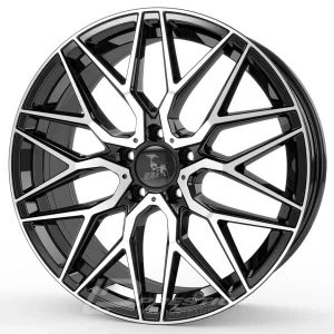 ULTRA WHEELS UA1E RACE EVO 8x18 5x112 ET30 CB66 Noir Poli