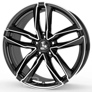 ULTRA WHEELS UA6-PRO 8x18 5x112 ET30 CB66 Noir Poli
