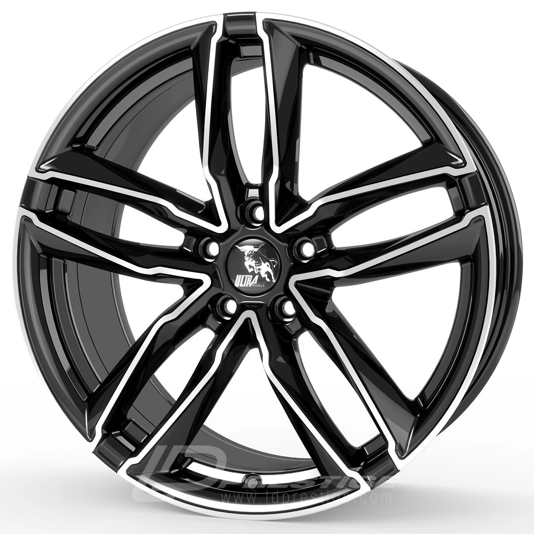 ULTRA WHEELS UA6-PRO 8x18 5x112 ET30 CB66 Noir – Image 3