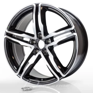 WHEELWORLD WH11 7.5x17 5x112 ET45 CB66 Noir Poli