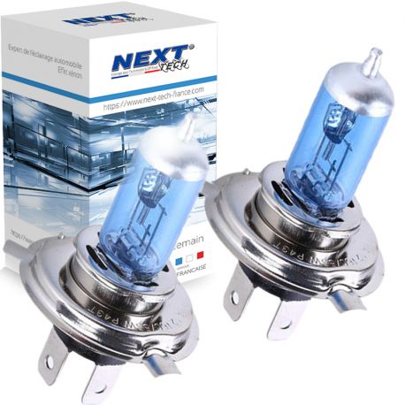 Ampoule effet xenon H4 100W 6000K Next-Tech®