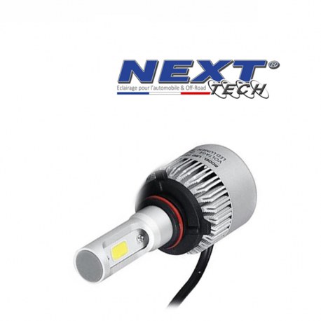 Ampoule LED moto ventilée HB3 9005 75W blanc - Next-Tech®