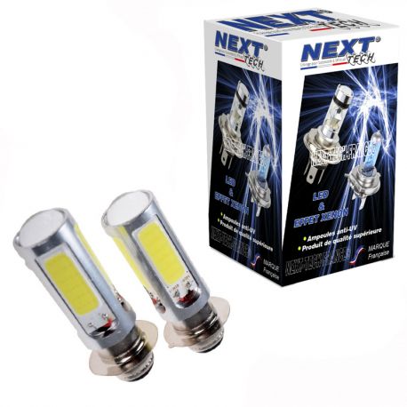 Ampoule BA20D 35W LED blanc - Next-Tech®