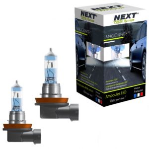 Ampoules effet xenon H11 55W magic white V2 4500K Next-Tech®