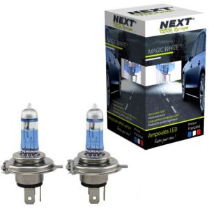 Ampoules effet xenon H4 55W magic white V2 4500K - Next-Tech®