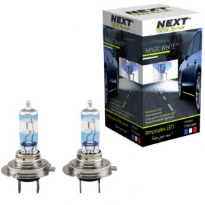 Ampoules effet xenon H7 55W - magic white V2 4500K - Next-Tech®