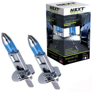 Ampoules H1 100W effet xenon - magic white 5000K - Next-Tech®