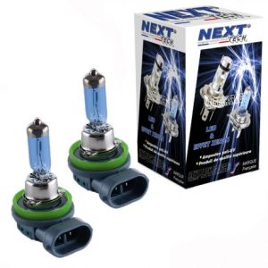 Ampoules H11 55W effet xenon - magic white 5000K - Next-Tech®