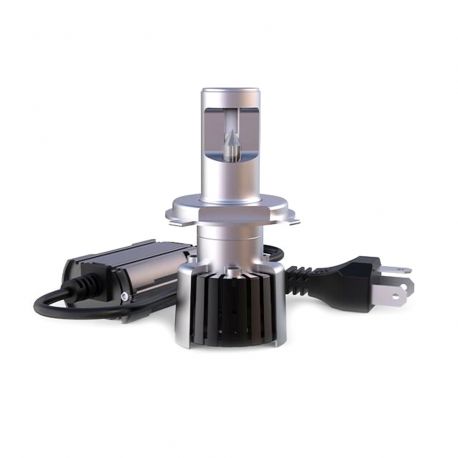 Kit H4 LED 100W Canbus lenticulaires 360° ultra puissantes