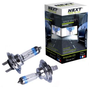 Ampoules H7 55W effet xenon - magic white 5000K - Next-Tech®